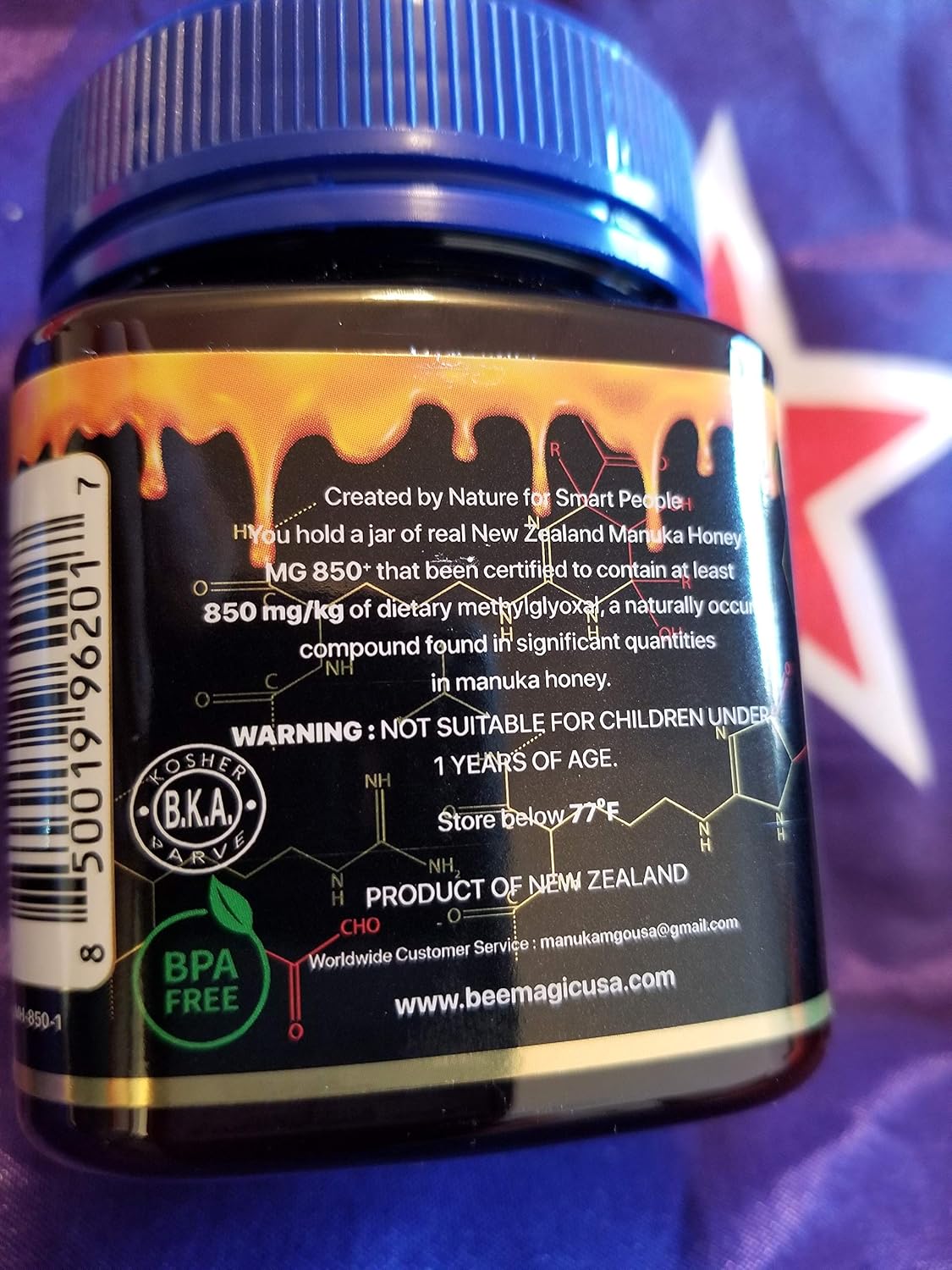 Bee Magic Manuka Honey MGO550+, 250 g (8.8 oz) - görsel 3
