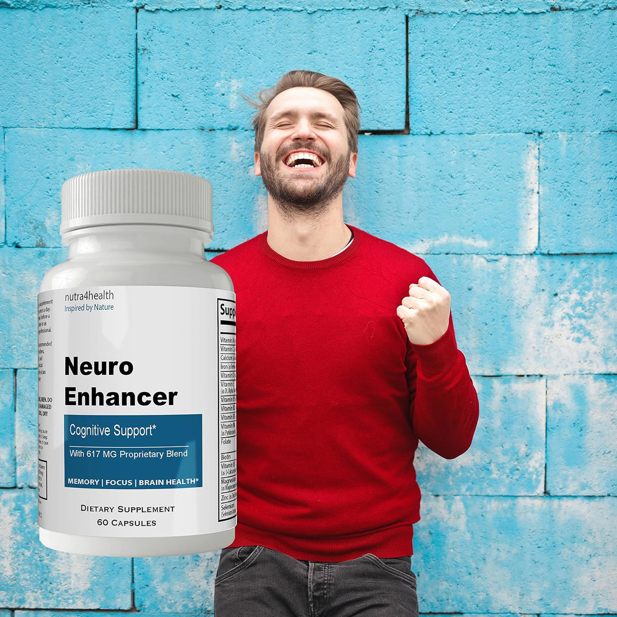 Neuro Enhancer Brain Booster Supplement – Focus & Memory Support – 60 Capsules - görsel 5