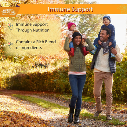 Buried Treasure Adult Daily Immune Wellness - Liquid Nutrient Blend with Elderberry and Echinacea