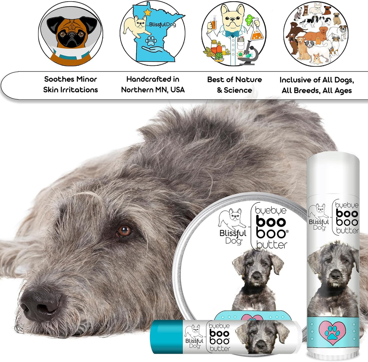 The Blissful Dog Irish Wolfhound Boo Boo Butter, 227 g - görsel 6