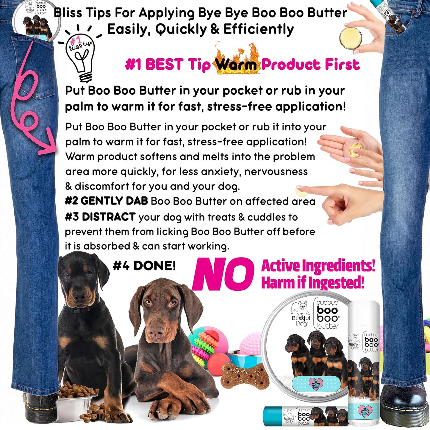 The Blissful Dog Doberman Pinscher Boo Boo Butter (14 g) - görsel 7