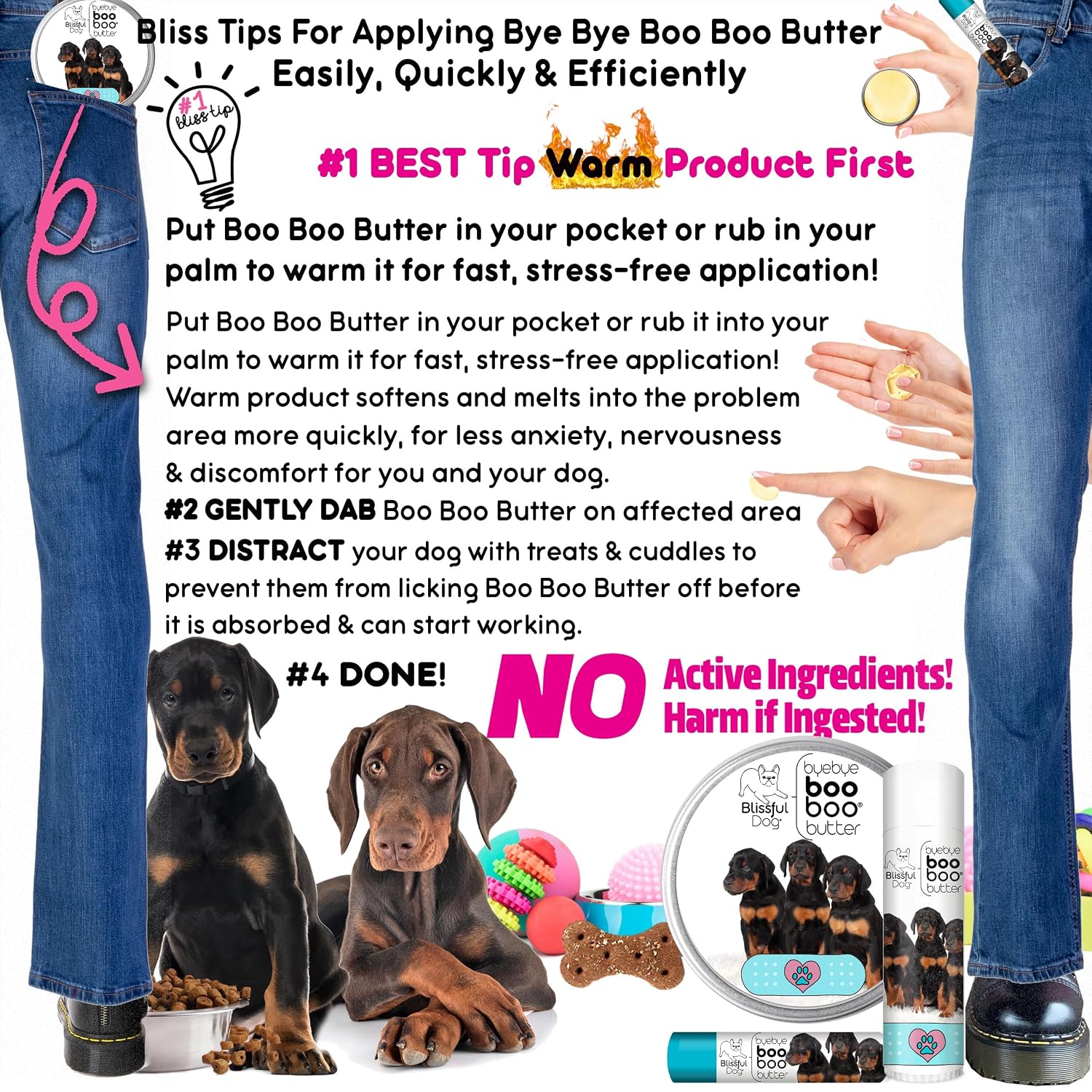 The Blissful Dog Doberman Pinscher Boo Boo Butter, 227g - görsel 7