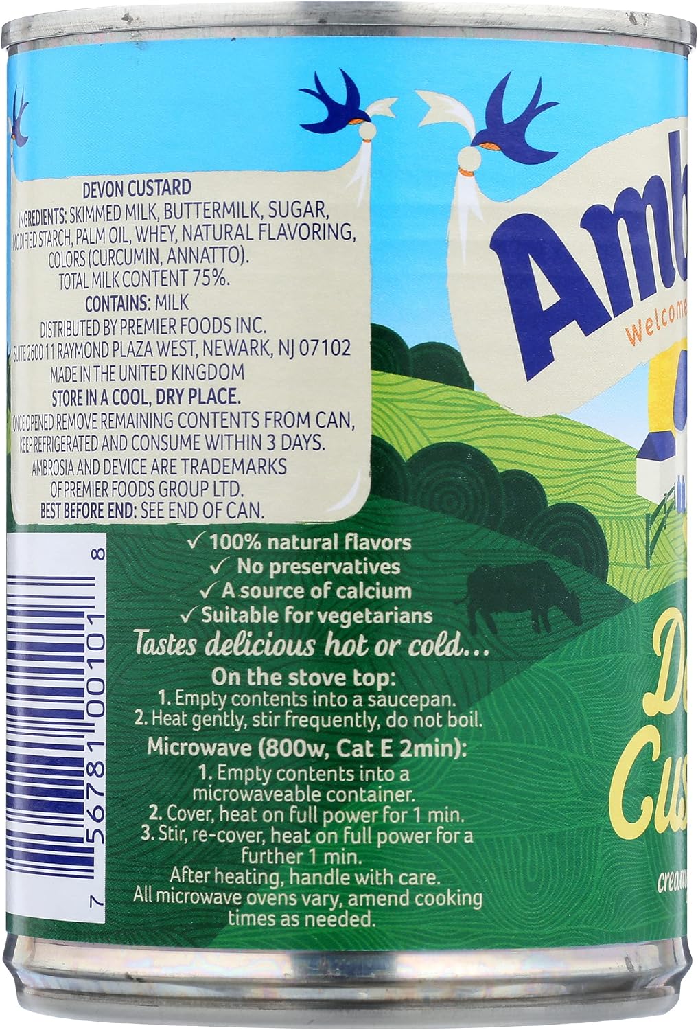 Ambrosia Custard Devon, 400g Can - görsel 2