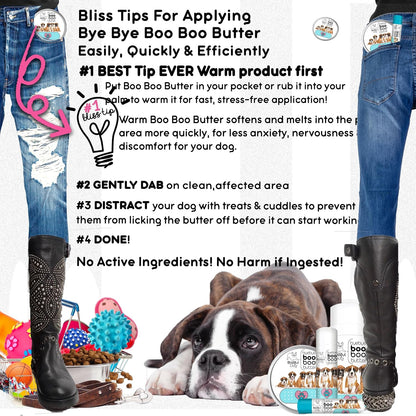 The Blissful Dog Boxer Booboo Butter - 4 oz Tin