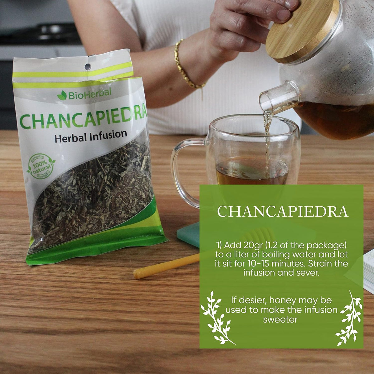 Bio Herbal Chancapiedra Stonebreaker Organic Tea 40g - görsel 6