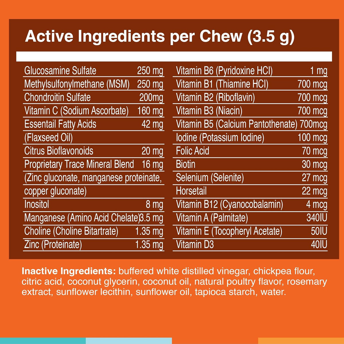 Spectrin Wellness Chews - 8-in-1 Dog Multivitamin with Glucosamine, Chondroitin & Omega-3 (90 Chews) - görsel 8