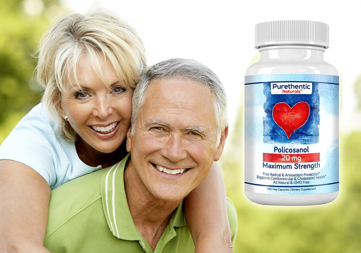 Purethentic Naturals Policosanol 20mg - 100 Veg Capsules - görsel 3