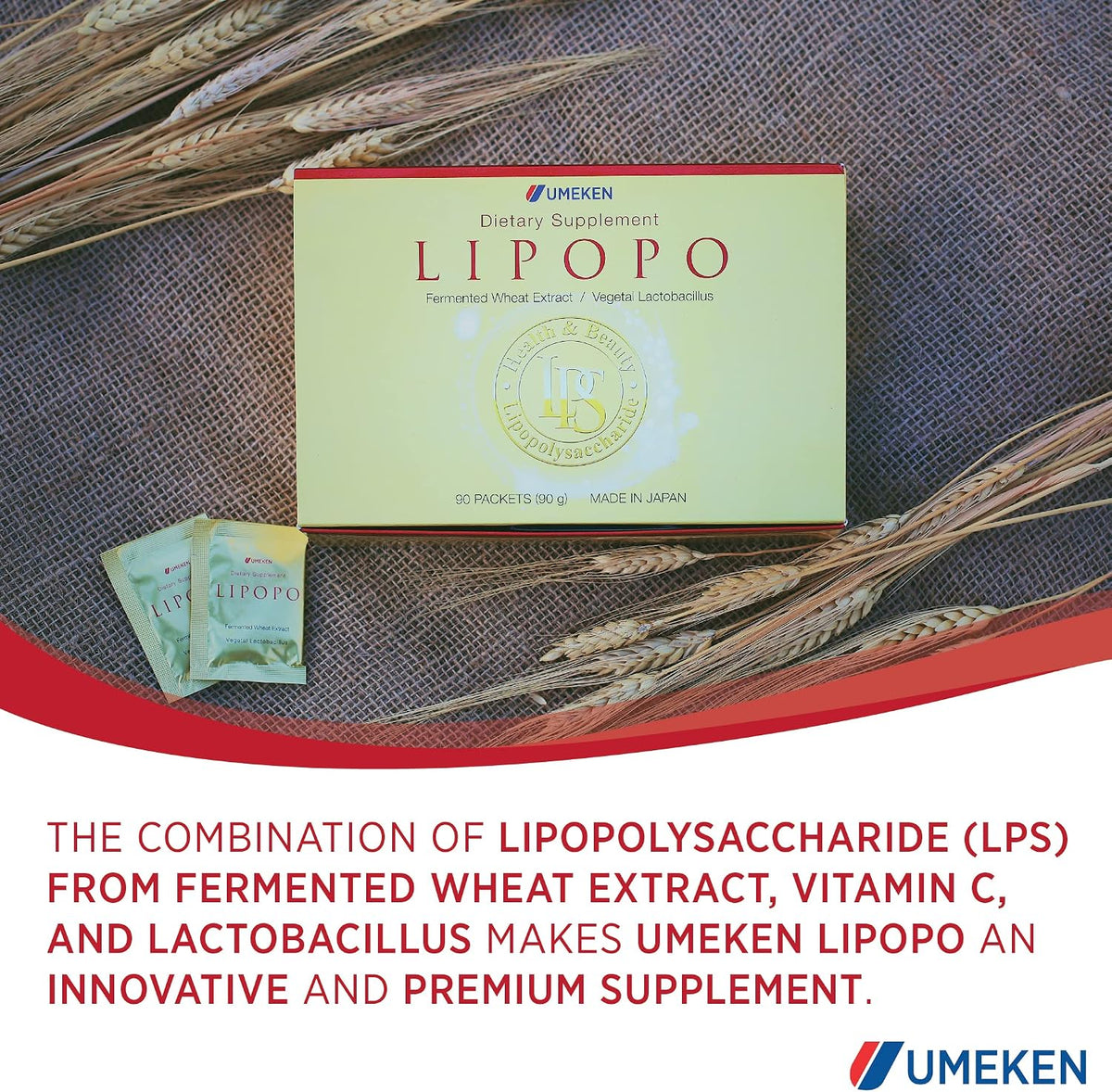 Umeken Lipopo Immune Support Supplement, 180 Sachets (6-Month Supply) - görsel 2