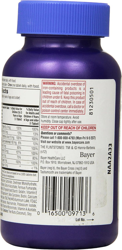 Flintstones Children's Complete Multivitamin Chewable Tablets, 150 Count