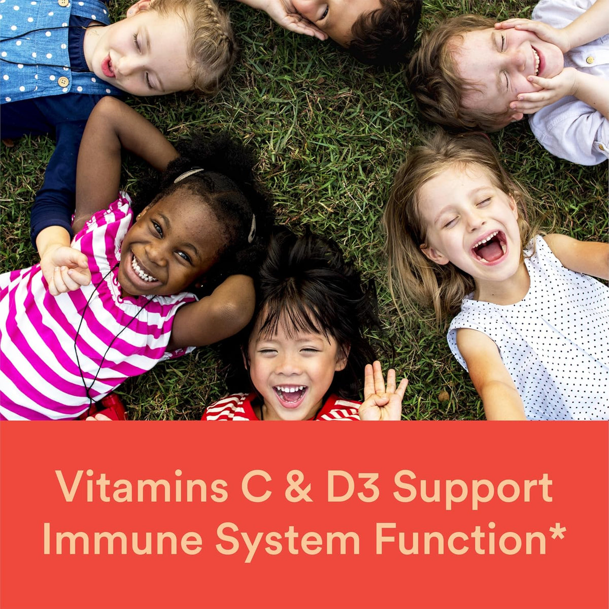SmartyPants Kids Multivitamin Gummies with Omega 3 Fish Oil, Vitamin D3, C, B12, B6, A, K & Zinc for Immune Support, Biotin, Gluten Free, Natural Fruit Flavours, 120 Count - görsel 3