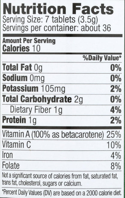 PINES Organic Wheat Grass Tablets - 250 Tablets