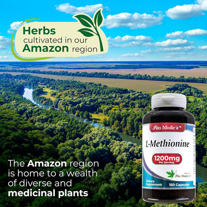FITO MEDIC'S Lab - Methionine, L-Methionine 1200mg | 150 Capsules