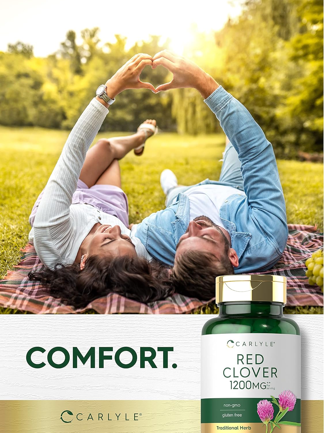 Carlyle Red Clover Capsules, 200 Count - görsel 6