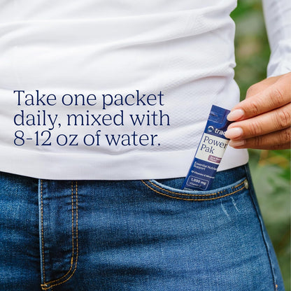 Trace Minerals Power Pak Electrolyte Powder Sachets - Acai Berry - 30 Sachets