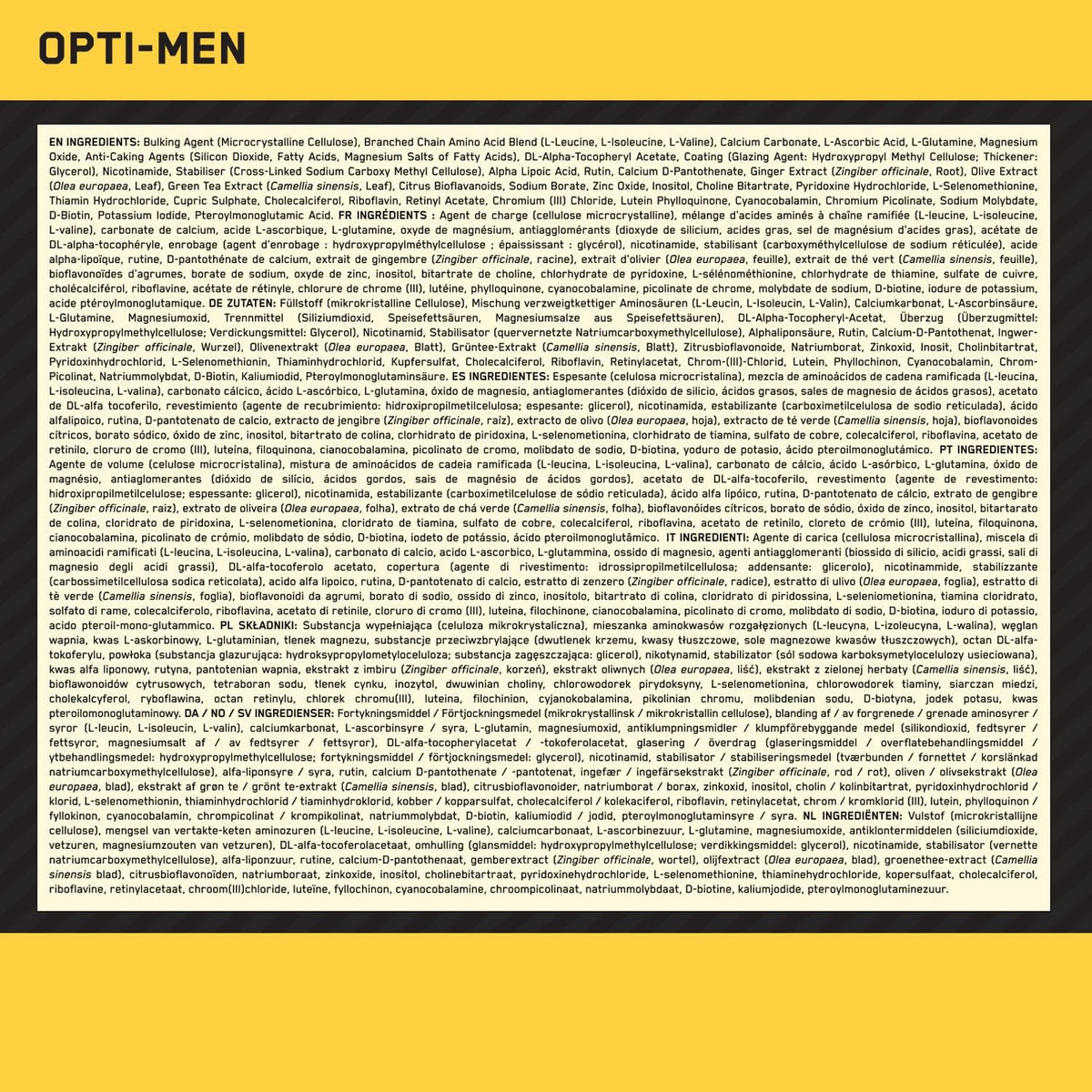 Optimum Nutrition Opti-Men Multivitamin Tablets (90 Tablets) - görsel 7
