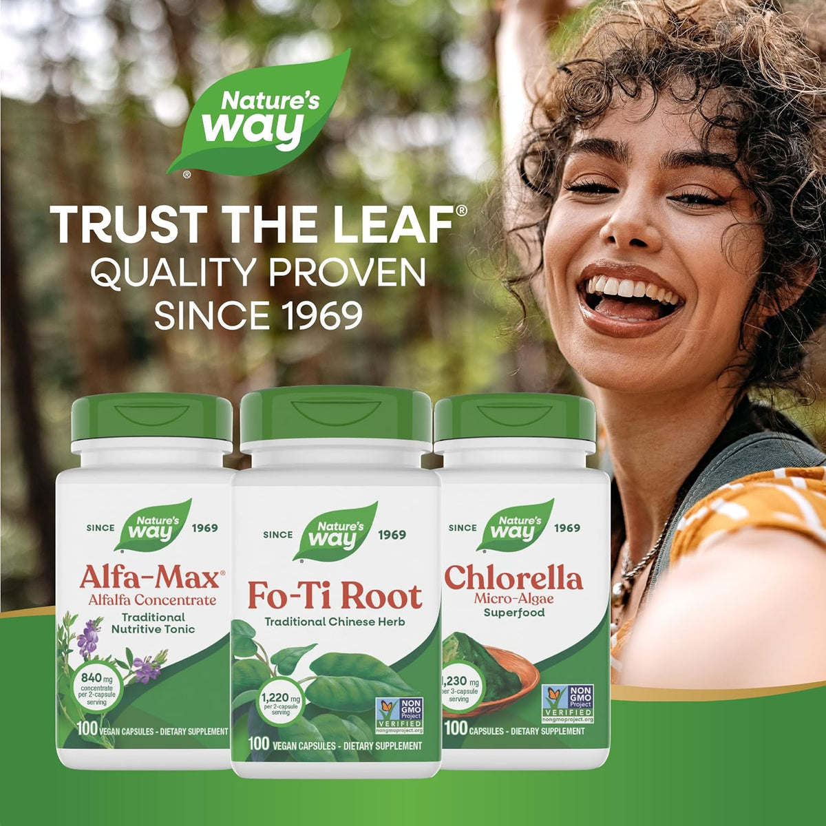 Nature's Way Fo-Ti Root, Traditional Chinese Herb, 1,220 mg per Serving, 100 Vegan Capsules - görsel 7