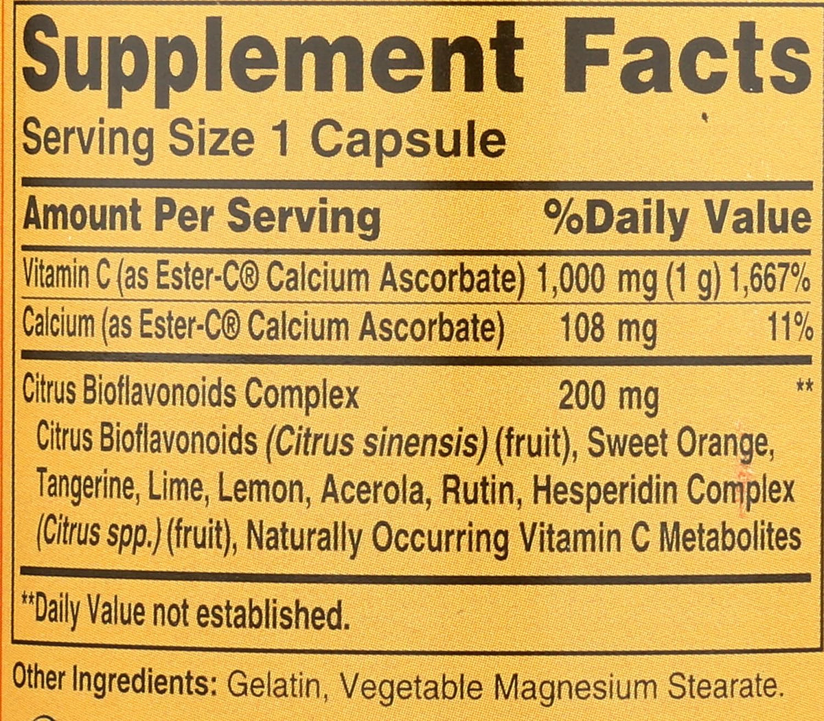 American Health Ester-Vitamin C with Citrus Bioflavonoids, 1000 mg, 90 Capsules - görsel 3