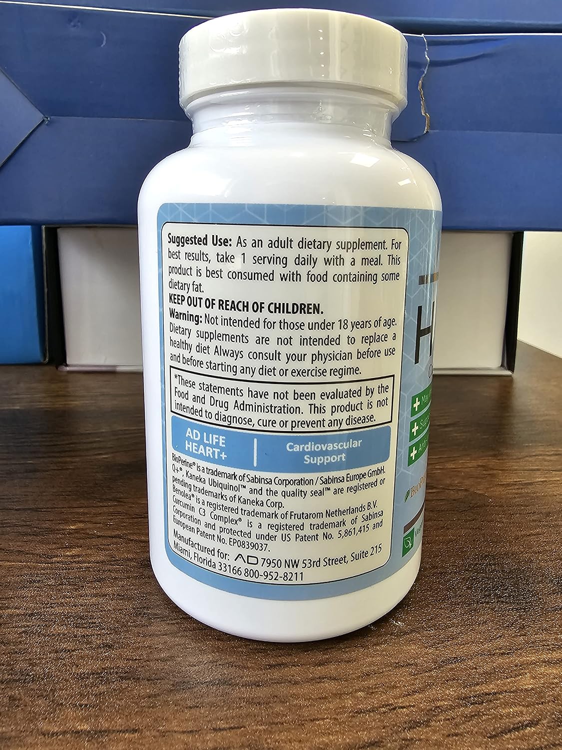 Project AD Heart+ - Cardiovascular Support Supplement with Ubiquinol, Hawthorn Berry, and Vitamin D3 (30 Capsules) - görsel 3