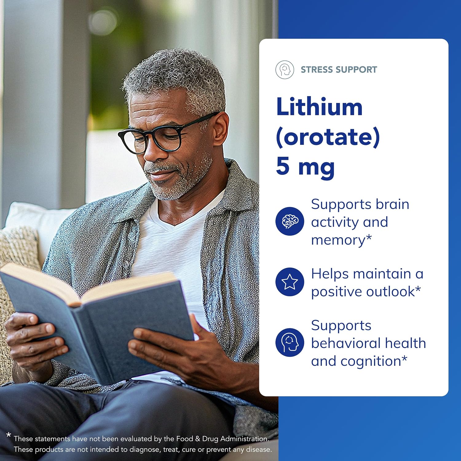 Pure Encapsulations Lithium Orotate 5 mg with NAC – Brain Support Supplement – 180 Capsules - görsel 3