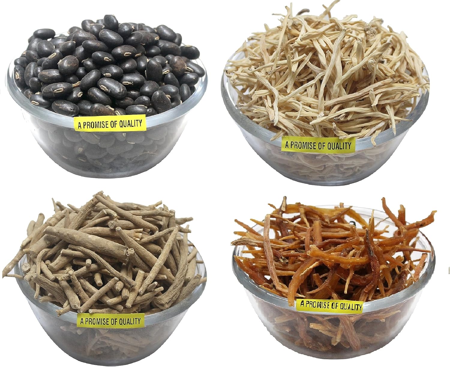 My God Gift Shatavari, Safed Musli, Ashwagandha and Kaunch Beej Combo Pack - 200g (4 x 50g) - görsel 1