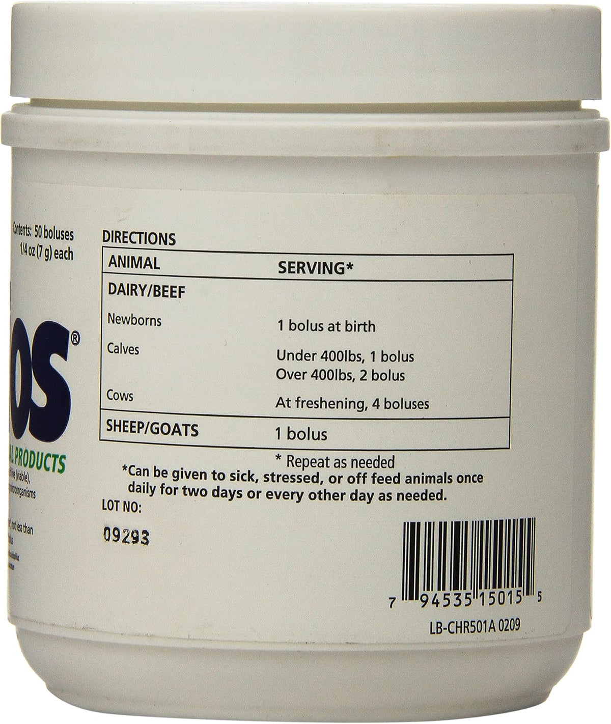 Probios Oral Boluses for Ruminants, 1/4 oz - görsel 3