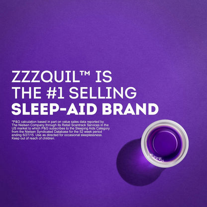 ZzzQuil Night-time Sleep-Aid Liquid Warming Berry Flavour 355 ml
