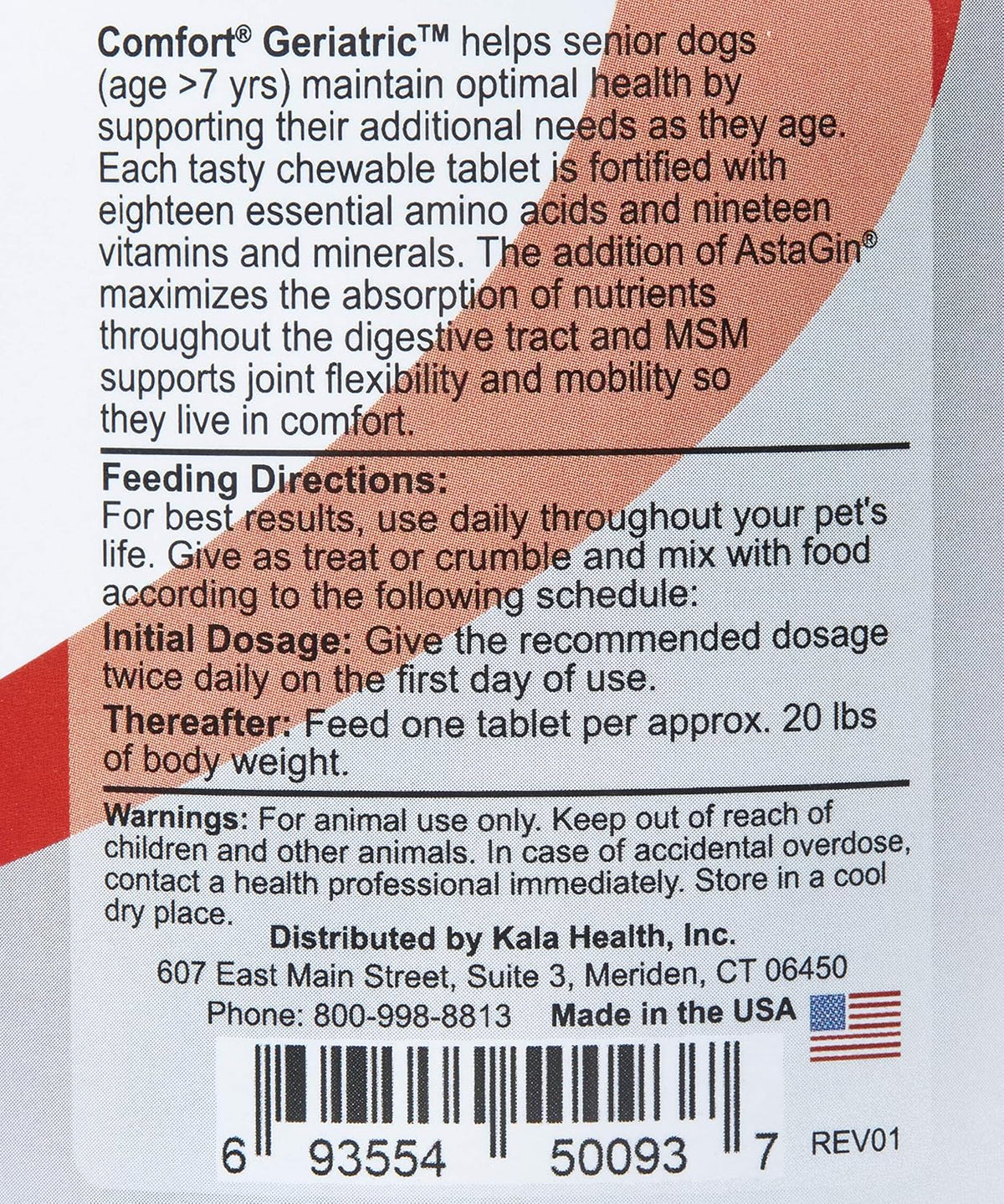 Comfort Geriatric Supplement for Dogs - 350 Count - görsel 2