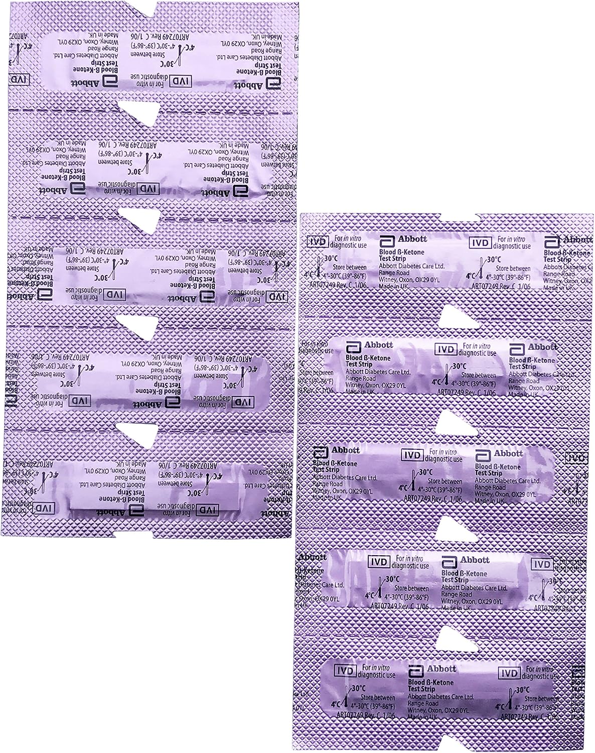 HomeAide Precision Ketone Test Strips (Pack of 10) - görsel 1