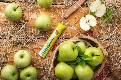T&D German Apple Cure - 240 Vegan Drink Effervescent Tablets - Apple Flavour - Made in Germany