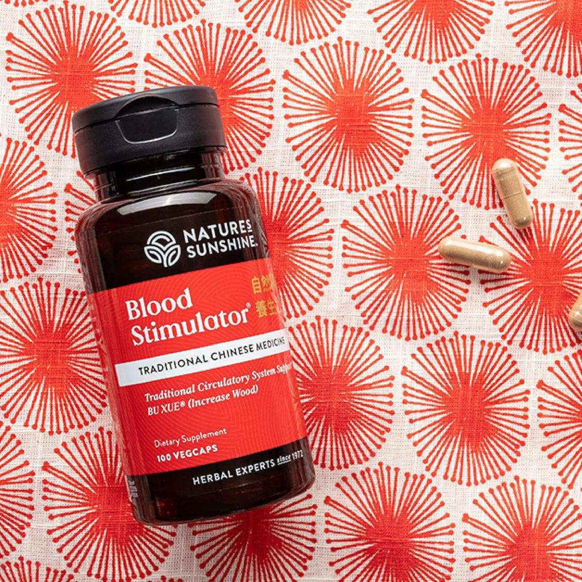 Nature's Sunshine Blood Stimulator TCM Concentrate, 30 Capsules - görsel 2